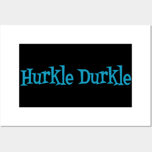 Funky Retro Style Scottish Slang: Hurkle Durkle, to stay in bed being lazy long after it's time to get up Posters and Art